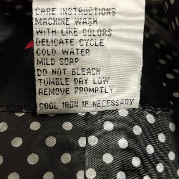 Women’s size medium black with polkadots totes jacket - Picture 3 of 15